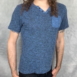 Dvision V-Neck Pocket Tee Shirt